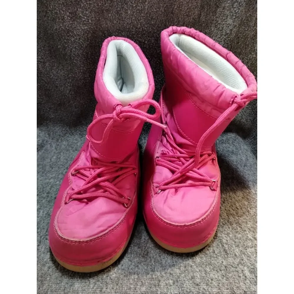 Nova Kids Moon Boots - Girls - Fuchsia Pink - Size 3 - Snow - Warm - Insulated
